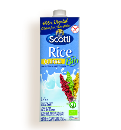 RISO SCOTTI RICE DRINK WITH QUINOA (BIO) 1LT