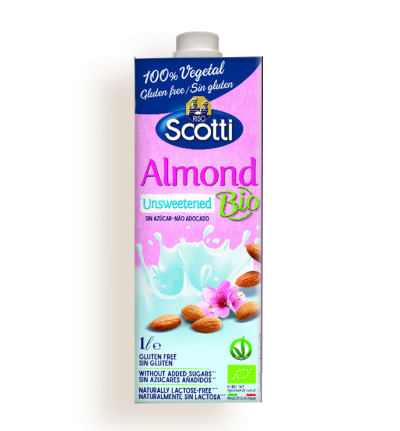 RISO SCOTTI UNSWEETENED ALMOND DRINK (BIO) 1LT