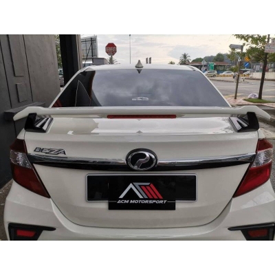 perodua bezza TRDV2 spoiler