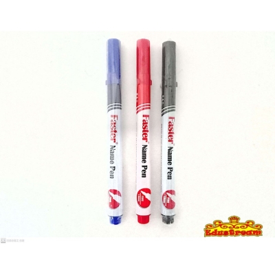 FASTER NAME PEN FINE 1.0 MM ( 2 IN 1 SET )