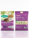 60214 Unico 10L Cat Litter - Lavender Bentonite Unico Cat Litter