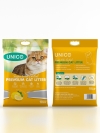 60009 Unico 10L Cat Litter - Lemon Bentonite Unico Cat Litter