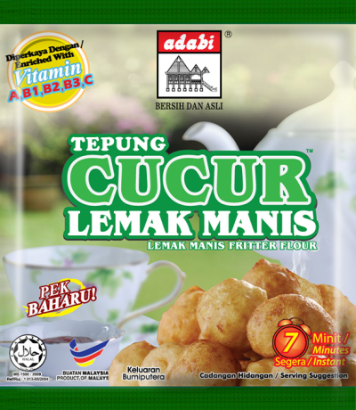 ADABI TEPUNG CUCUR LEMAK MANIS 40 X 200G 