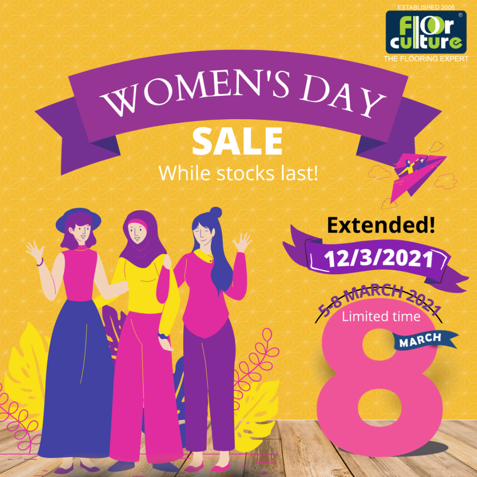 [EXTEND SALE DATE] WOMEN'S DAY SALE 2021