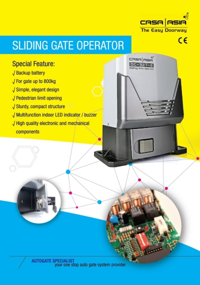 Casa Asia DC-327-S Sliding Autogate Motor