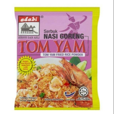 ADABI SERBUK NASI GORENG TOM YAM 12 PAPAN X 16 PCS X 17G