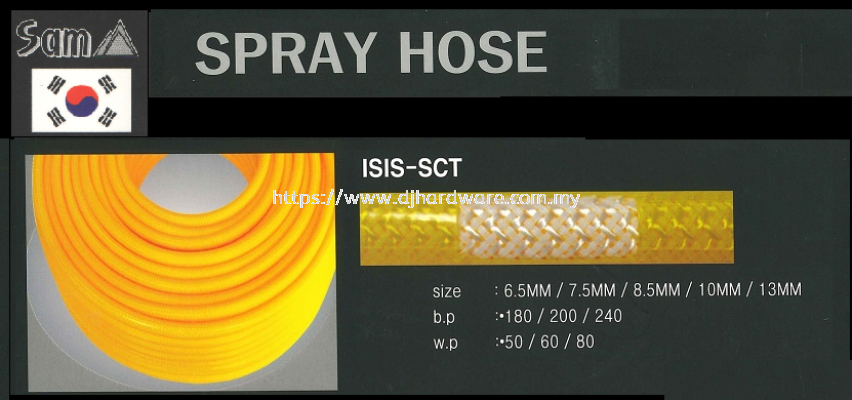 SAMSAN SPRAY HOSE ISIS SCT (WS)