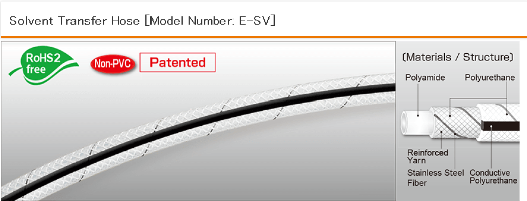 E-SV Solvent Transfer Hose