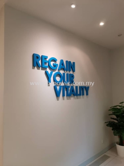 3D Acrylic Caption Wording - Office Decoration