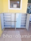  SHOE CABINET FULL BODY ALUMINIUM CABINET