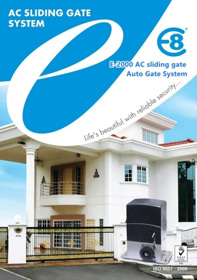 E8 Sistem Pintu Pagar Automatik AC Motor - Model E-2000