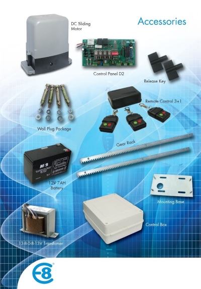 E8 DC Autogate System Motor