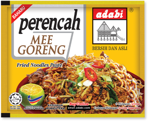 ADABI PERENCAH MEE GORENG 12 PCS X 60G