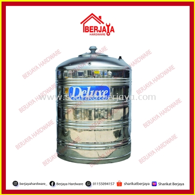 DELUXE VERTICAL FLAT BOTTOM WITHOUT STAND 304 STAINLESS STEEL WATER TANK