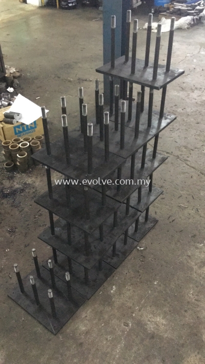 Footing Plate with angle bolt