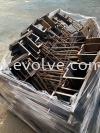 Cast In Part -Ms channel + 15mm Ms Plate + H13  Others Fabrication