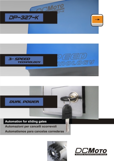 DC-Motor DP-327-K Sliding Gate System