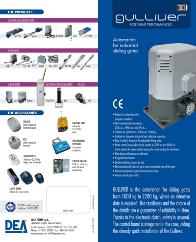 DEA Gulliver Sliding Autogate System