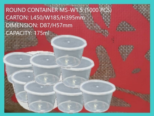 MS-W1.5 BASE+LIDS (1000 PCS)x2