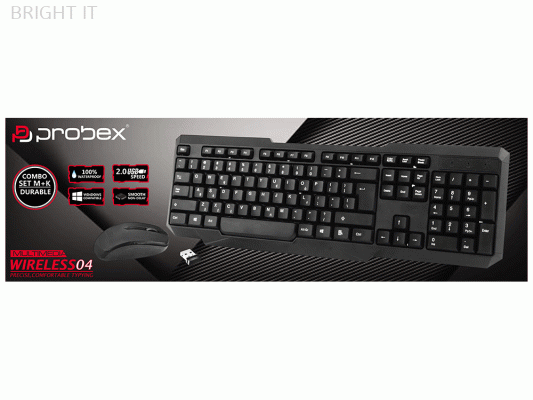 2.4GHZ WIRELESS KEYBOARD MOUSE COMBO