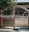 Stainless Steel Gate  Stainless Steel Gate With Aluminium Panel