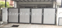 Powder Coated Mild Steel Folding Gate with Autogate Motor System @ Jalan Usj 2/4Q, 47600 Subang Jaya. Folding Gate  Gate