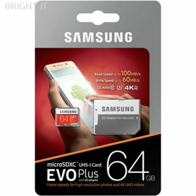 Samsung Evo Plus Memory Card - 64GB