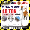 Vital Chain Block VP5-1030 (1.0 TON X 3M) Chain Block/Lever Block Warehouse Equipment