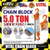 Vital Chain Block VP5-5050 (5 TON X 5M) Chain Block/Lever Block Warehouse Equipment