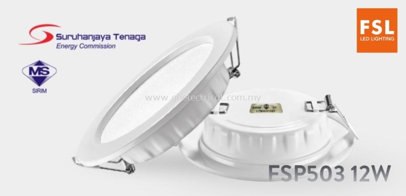 Fsl 4 12w Round Panel Light Or Downlight 