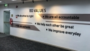 BD Values Acrylic Signage Signage Foo Lin Advertising