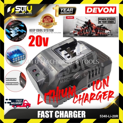 DEVON 5340-Li-20R 20V Charger