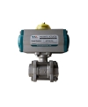 Pneumatic Actuator with Stainless Steel Ball Valve Actuator and Accessories