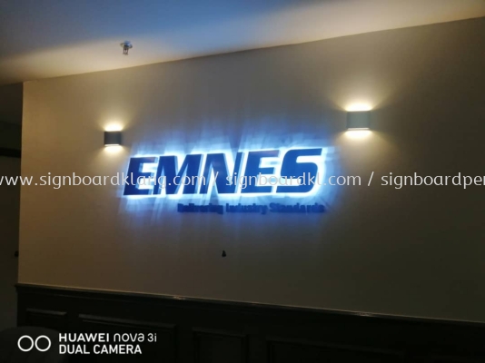 Emnes 3D indoor box up lettering signage singbaord klang kuala lumpur