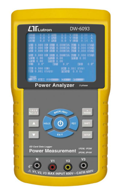 LUTRON DW6093 3 Phase Power Analyzer