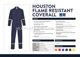 HOUSTON FIRE RETARDANT COVERALL