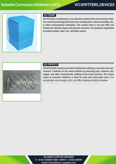 VCI Emitters, Devices - VCI Foam / VCI Packets 