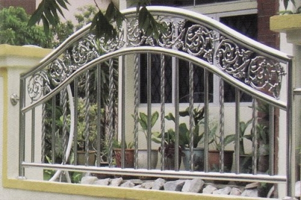 Stainless Steel Fencing Design - Skudai