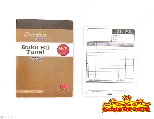 Campap NCR Buku Bil Tunai 2ply x 30 helai ֵ CA 3840