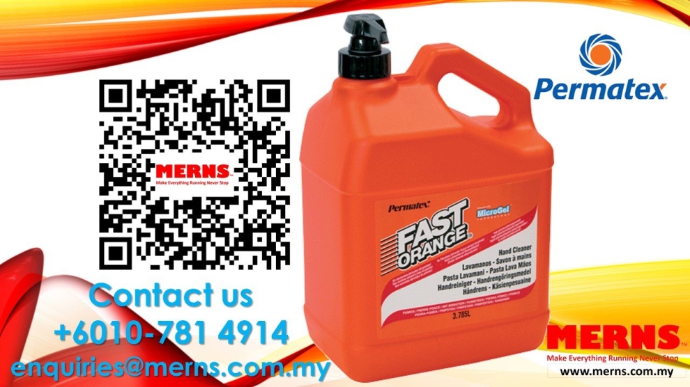 Permatex Fast Orange Hand Cleaner 3.78 Litre