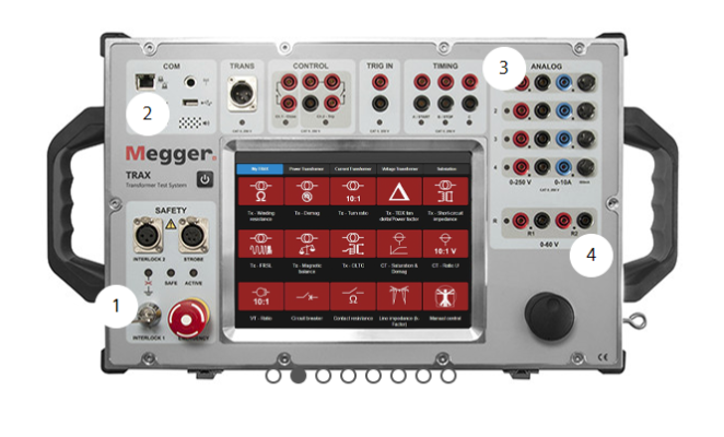 MEGGER TRAX-Multifunction Transformer and Substation Test System