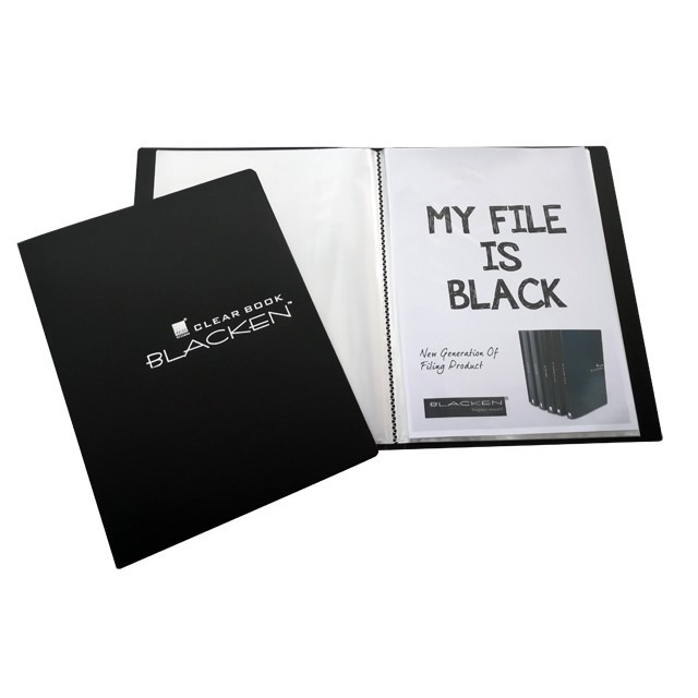 Blacken A4 Clear Book Clear Holder Display Book 10 Pgs Clear Book blacken-a4-clear-book-clear-holder-display-book-10-pgs-clear-book