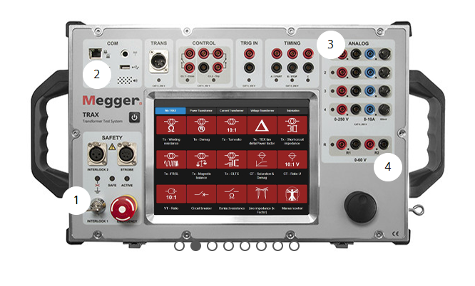 megger trax-multifunction transformer and substation test system