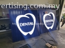 Dr. Ling & Partners Dental Surgeons ALUMINIUM CEILING TRIM CASING 3D BOX UP SIGNBOARD