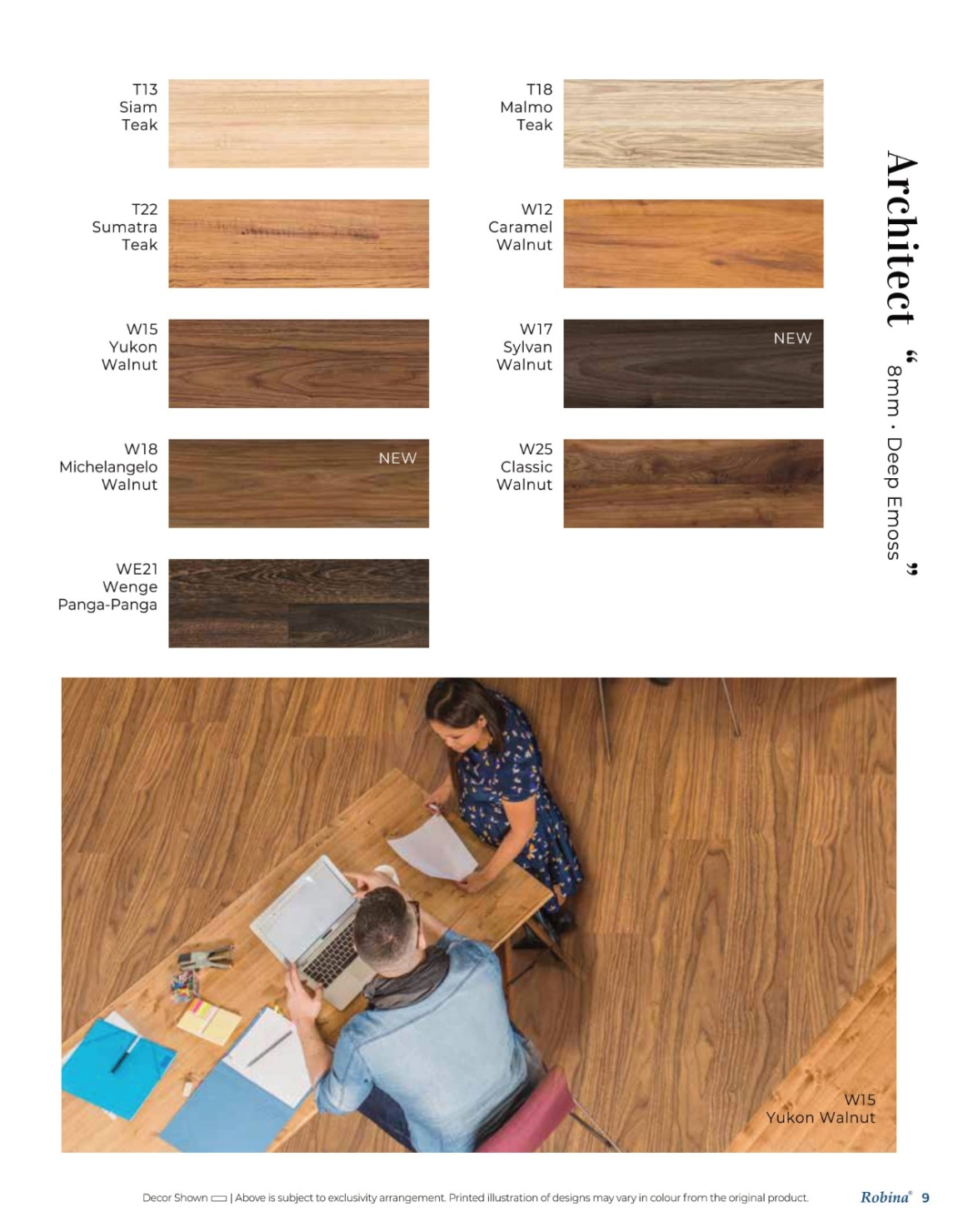 Robina Floor Catalog Brands: Robina Floor Flooring & Floor Laminate Catalog & Brochure