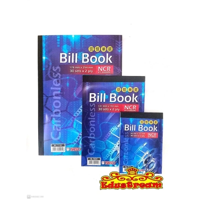Niso NCR With Numbering Carbonless Bill Book 2PLYx30Set