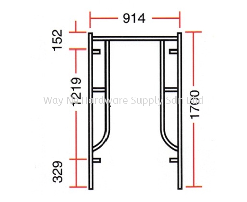 Main Frame 914(mm) X 1700(mm)