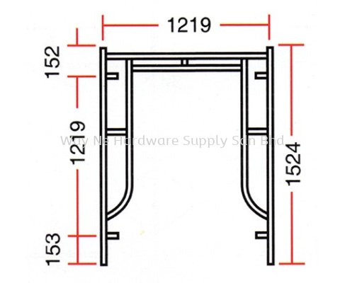 Main Frame 1219(mm) X 1524(mm)