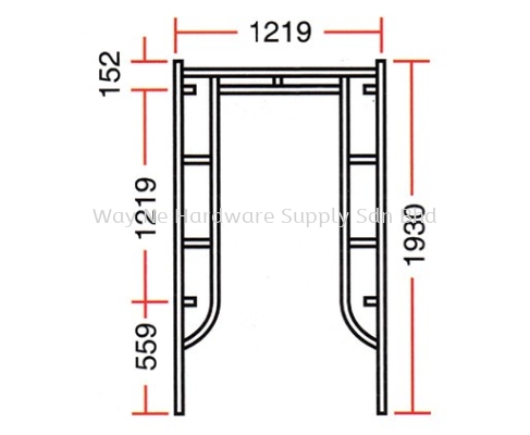 Main Frame 1219(mm) X 1930(mm)