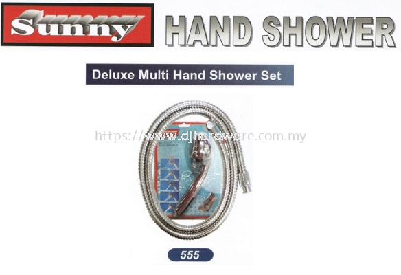 SUNNY HAND SHOWER DELUXE MULTI HAND SHOWER SET 555 (WS)